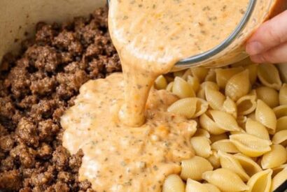 Thumbnail for Creamy One-Pot Beef and Shells